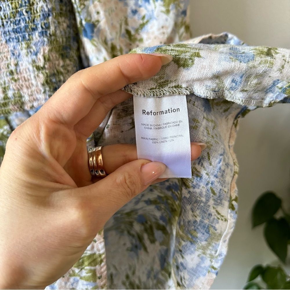 Reformation Greyson Linen Dress - Picture 5 of 6